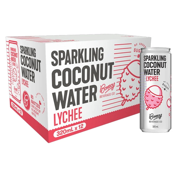 Bonsoy Sparkling Coconut Water Watermelon Box
