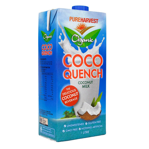 Pure Harvest Organic Coco Quench Coconut Milk 12x 1L