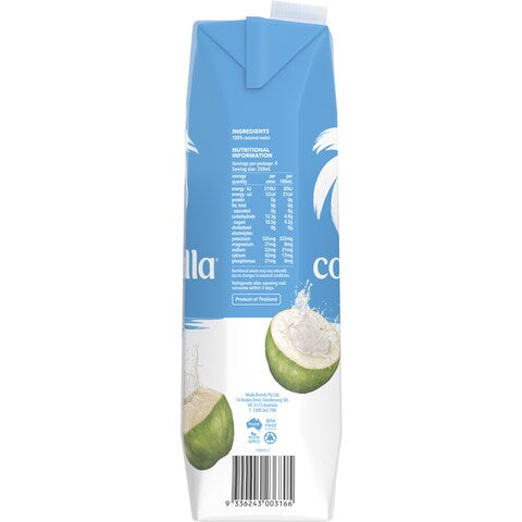 Cocobella Coconut Water Straight Up ( 6 x1 L )