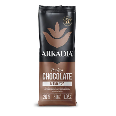 Arkadia Drinking Chocolate 20% – 1kg & 3x1kg Packs