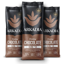 Load image into Gallery viewer, Arkadia Drinking Chocolate 20% – 1kg &amp; 3x1kg Packs