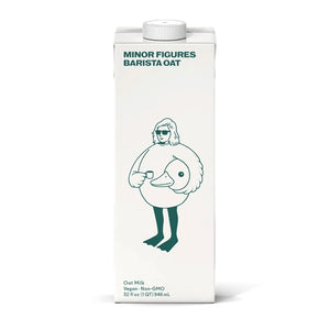 Front view of Minor Figures Barista Oat Milk 1L