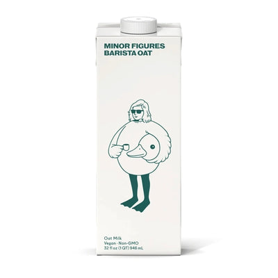 Front view of Minor Figures Barista Oat Milk 1L